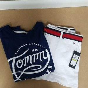 Girls Tommy hilfiger outfit large